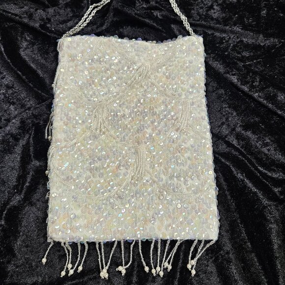 Vintage Reflections beaded / sequin bag - Picture 1 of 7